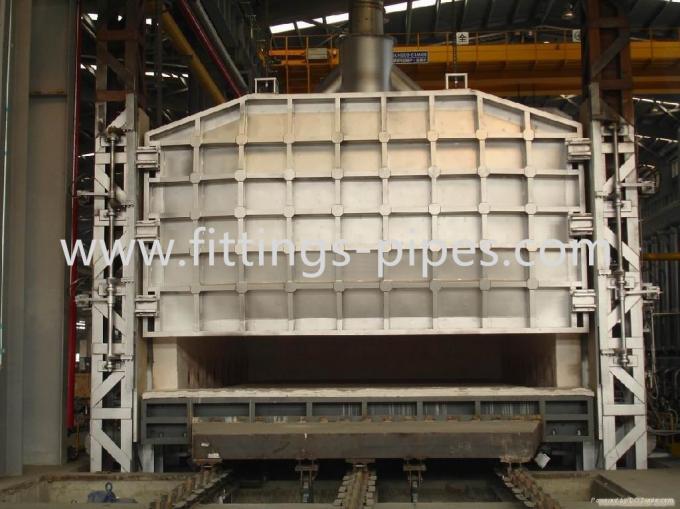 China Hebei Hongcheng Pipe Fittings Co., Ltd. factory production line