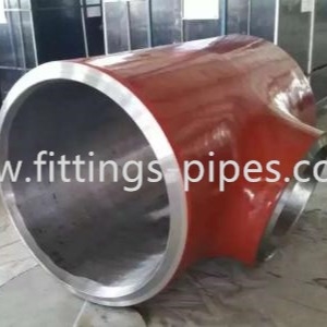 Alloy Ansi B16.9 Steel Pipe Tee Fittings Sch40-160 A234 Wpb 6"