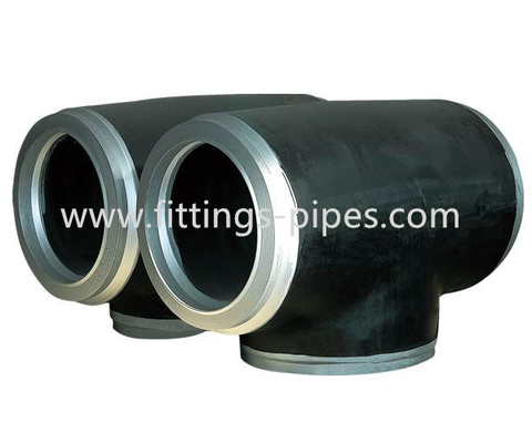 Astm A234 Steel Pipe Tee Fittings 8-18" Sch40 Sch80