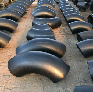 A234 Wp91 Alloy Steel Fittings Elbow 90 Degree With Black Painting