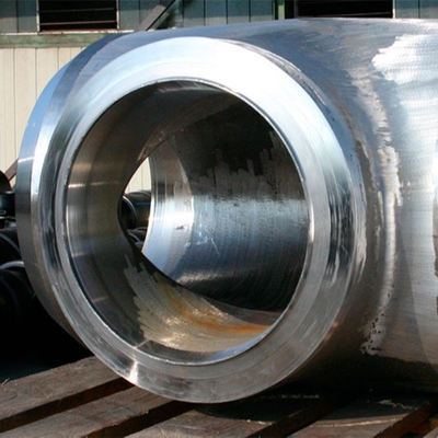 Round Steel Pipe Tee Fittings Welding Connection Sch5S Thickness