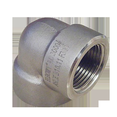 90 Degree Forged Steel Pipe Fittings Elbow 1 / 2 Inch Npt A182 F11
