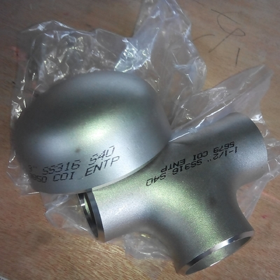 Din Alloy Steel Pipe Fitting , Cap A234 Wpb For Gas And Oil Pipes