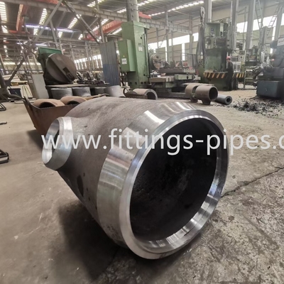 Round Steel Pipe Tee Fittings Welding Connection Sch5S Thickness