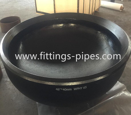 Welded Steel Pipe End Cap Astm A234 Wp22 Wp5 Wp9 SCH5S Wall Thickness