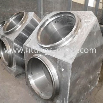 Asme B16.11 Forged Steel Pipe Fittings , 45 Degree Y Branch Pipe Fitting Lateral Tee