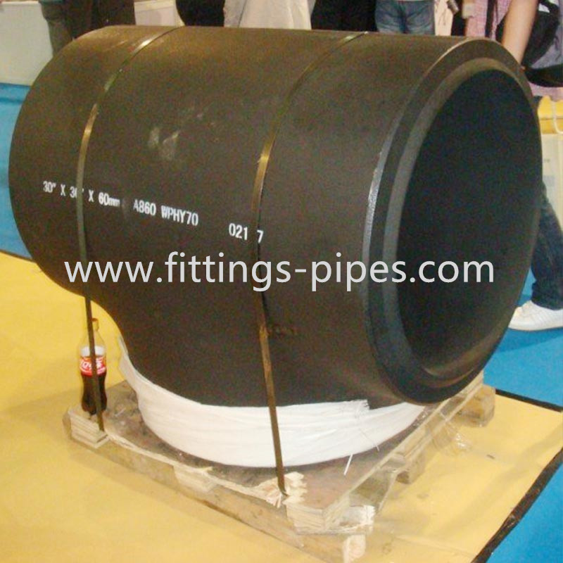 Alloy Ansi B16.9 Steel Pipe Tee Fittings Sch40-160 A234 Wpb 6"