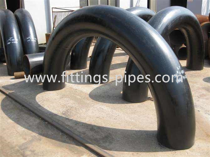 Pcoc Seamless A304 Stainless Steel Elbow Pipe Fittings 15 ° - 180 ° Thick Wall