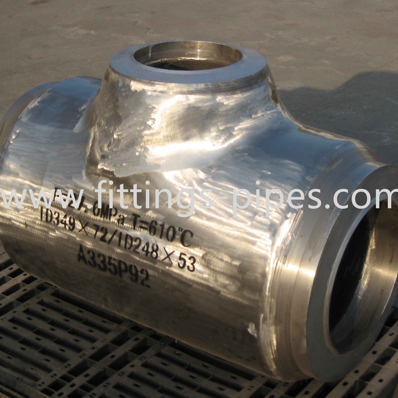 Black Painting Carbon Steel Pipe Tee Fittings 15crmo CE Certificate